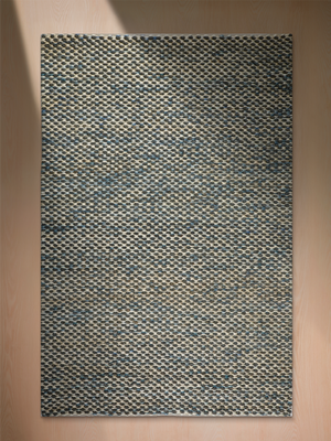 Selu Hand-woven Jute Rug - Blue