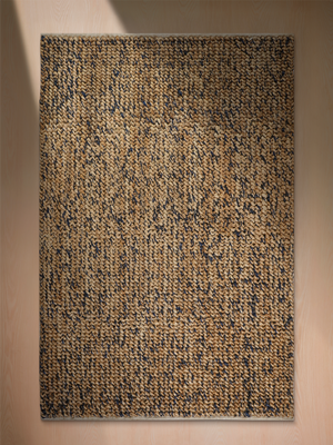 Baya Hand-woven Jute Rug - Blue