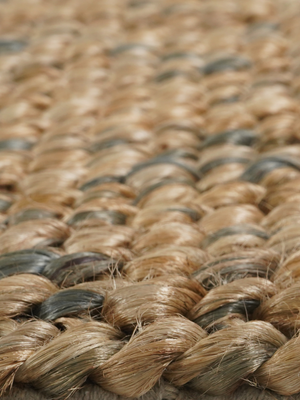 Dori Hand-woven Jute Rug - Grey