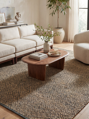 Orka Hand-woven Jute Rug - Blue