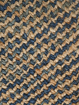 Orka Hand-woven Jute Rug - Blue