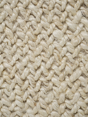 Cayo Hand-woven Jute Rug - Ivory