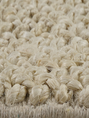 Cayo Hand-woven Jute Rug - Ivory