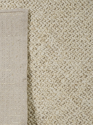Cayo Hand-woven Jute Rug - Ivory