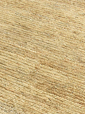 Rova Soumak Weave Hand-knotted Jute Rug - Natural