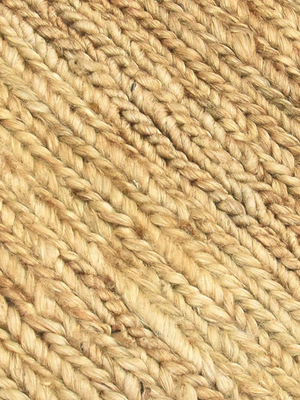 Rova Soumak Weave Hand-knotted Jute Rug - Natural