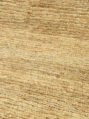 Rova Soumak Weave Hand-knotted Jute Rug - Natural