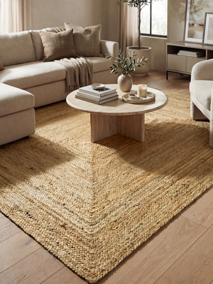 Tali Hand-woven Jute Rug - Natural