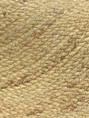Tali Hand-woven Round Jute Rug - Natural