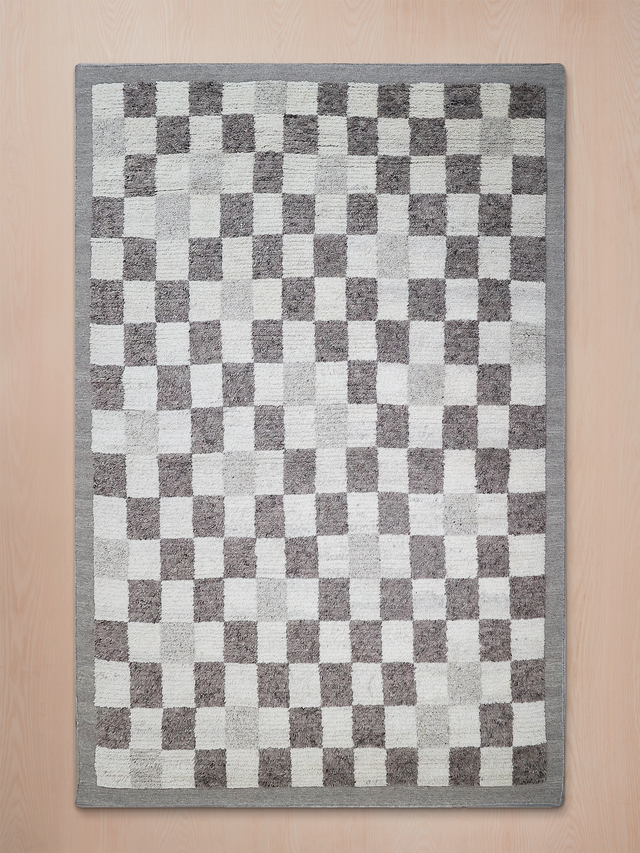 Keston Hand-knotted Wool Rug - Grey