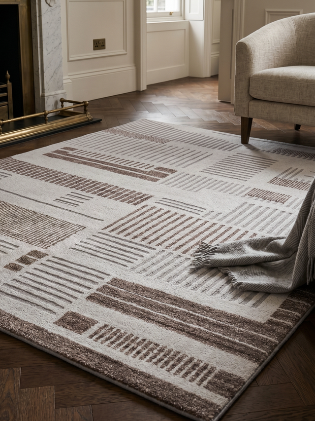 Solen Hand-knotted Wool Rug - Ivory