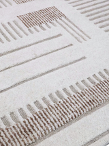 Solen Hand-knotted Wool Rug - Ivory