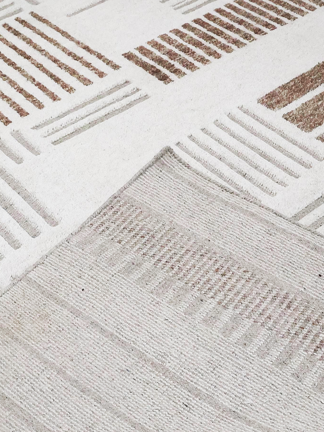 Solen Hand-knotted Wool Rug - Ivory
