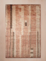 Oran Hand-knotted Wool Rug - Rust