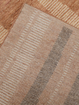 Oran Hand-knotted Wool Rug - Rust