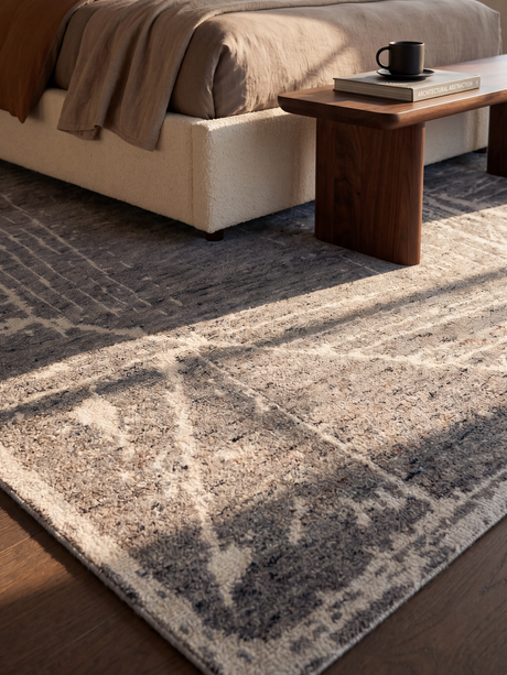 Tavar Hand-knotted Wool Rug - Brown Melange