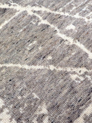 Tavar Hand-knotted Wool Abstract Rug - Brown Melange