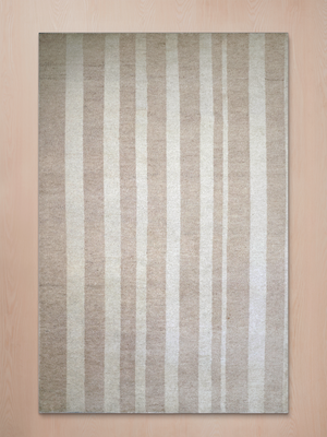 Sefra Hand-knotted Wool Abstract Rug - Beige