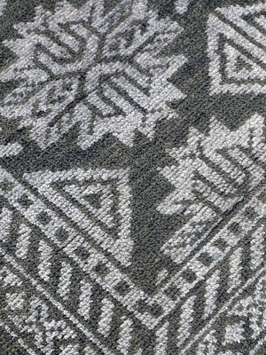 Cyrus Hand-knotted Wool & Silk Persian Rug - Grey