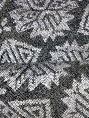 Cyrus Hand-knotted Wool & Silk Persian Rug - Grey