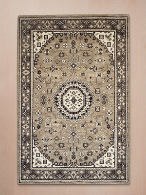 Dara Hand-knotted Wool Persian Rug - Beige