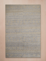 Liwan Hand-knotted Wool & Silk Rug - Beige