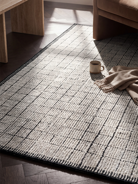 Ara Handloom Bamboo Silk Rug - Grey