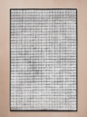 Ara Handloom Bamboo Silk Abstract Rug - Grey