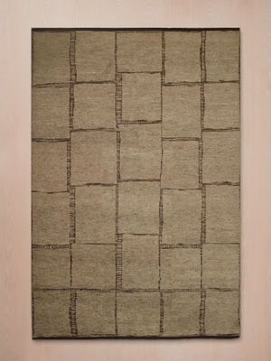 Rovan Hand-knotted Wool Abstract Rug - Brown Melange