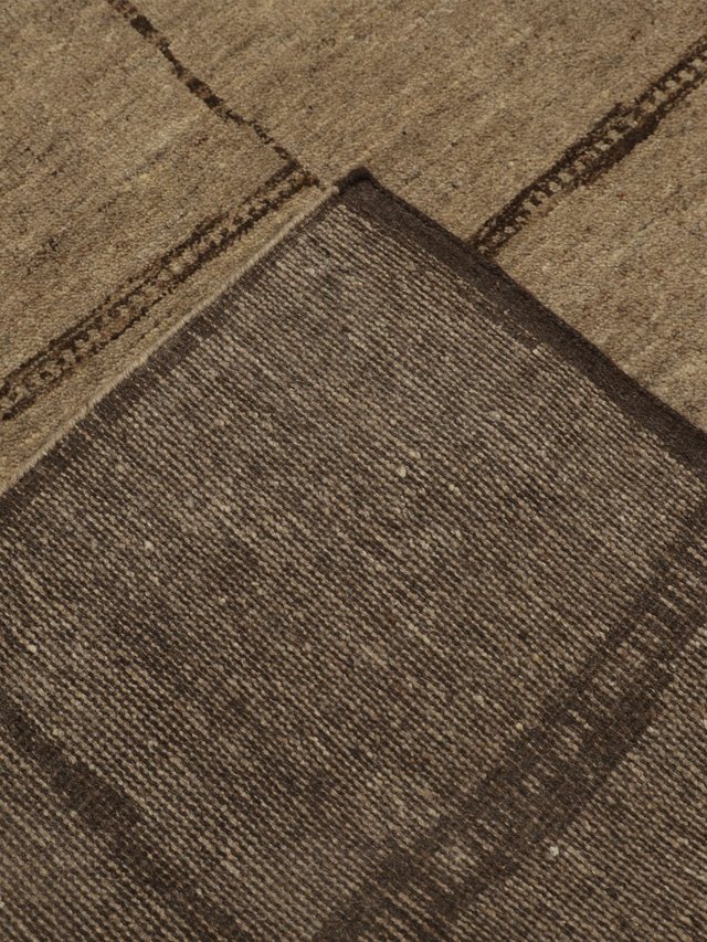Rovan Hand-knotted Wool Rug - Brown Melange