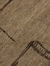 Rovan Hand-knotted Wool Rug - Brown Melange