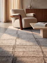 Talen Hand-knotted Wool Rug - Beige Melange