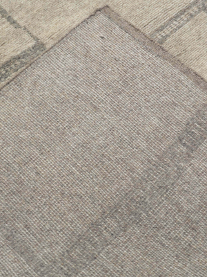 Talen Hand-knotted Wool Abstract Rug - Beige Melange