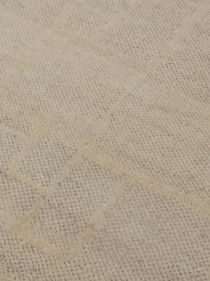 Olen Hand-knotted Wool Abstract Rug - Grey