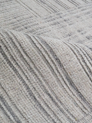 Iskar Hand-knotted Wool Abstract Rug - Grey