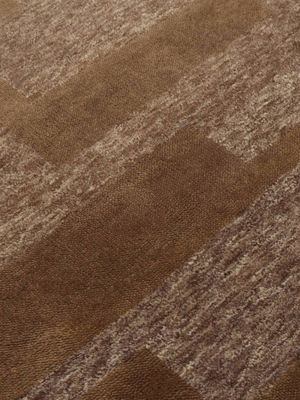 Cavin Hand-knotted Wool Abstract Rug - Beige