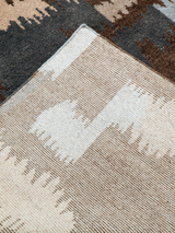Aldis Hand-knotted Wool Rug - Brown