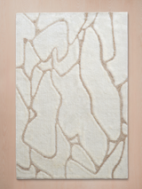 Maren Wool Shaggy Washable Rug - Ivory