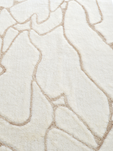Maren Wool Shaggy Washable Rug - Ivory