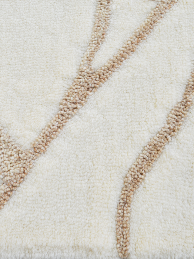 Maren Wool Shaggy Washable Rug - Ivory