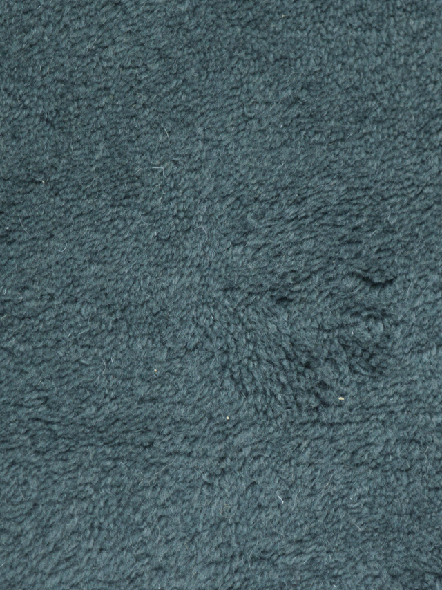 Lune Wool Shaggy Washable Rug - Blue