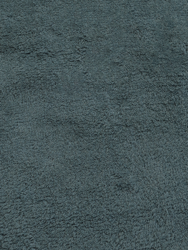 Lune Wool Shaggy Washable Rug - Blue