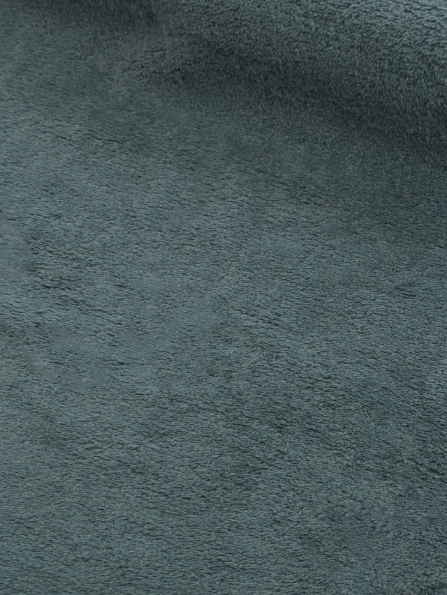 Lune Wool Shaggy Washable Rug - Blue