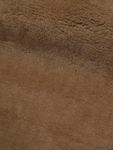 Taiba Wool Shaggy Washable Rug - Brown