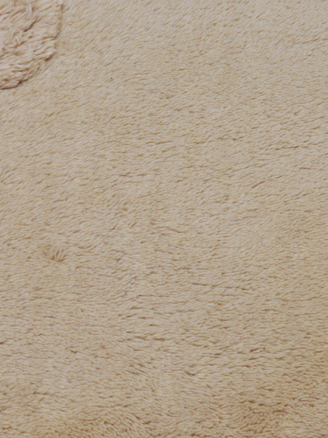 Flax Wool Shaggy Washable Rug - Beige