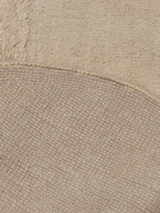 Flax Wool Shaggy Washable Rug - Beige