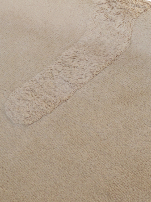 Flax Wool Shaggy Washable Rug - Beige
