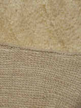 Sharon Wool Shaggy Washable Rug - Beige