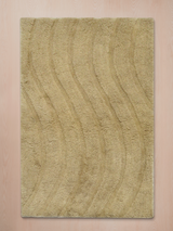 Sharon Wool Shaggy Washable Rug - Beige