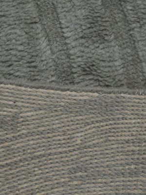 Sharon Wool Shaggy Washable Rug - Grey